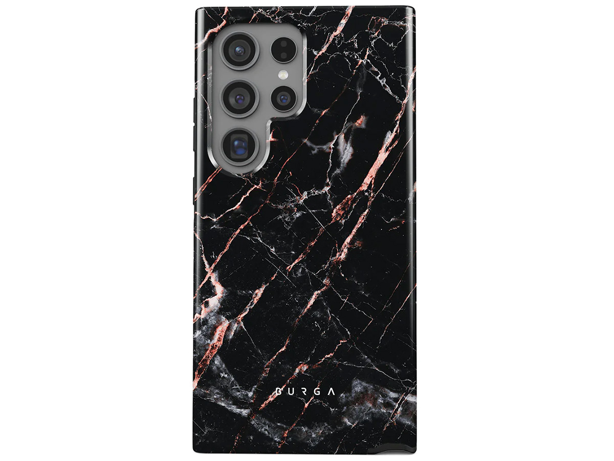 Burga Tough Case Rose Gold Marble - Samsung Galaxy S24 Ultra Hoesje