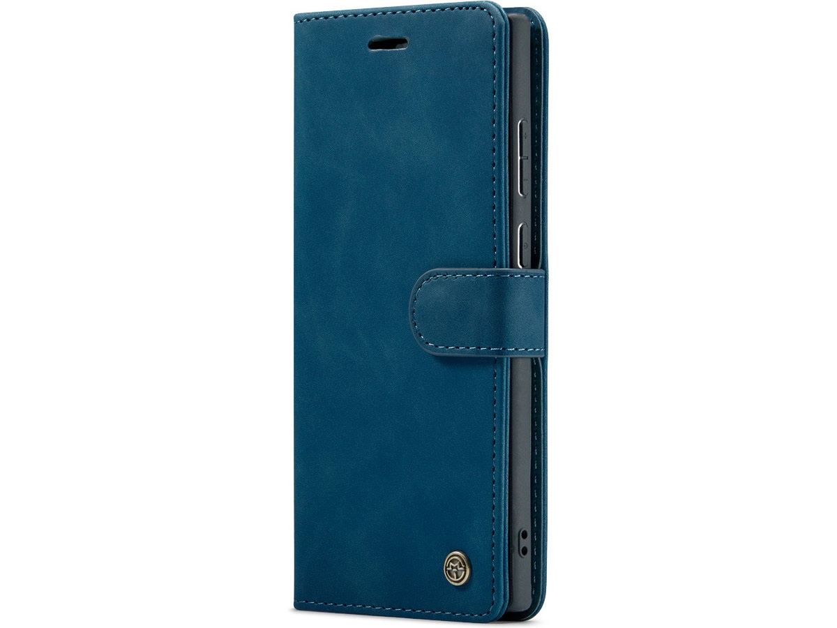 CaseMania 2in1 Magnetic Bookcase Blauw - Samsung Galaxy S24 Ultra Hoesje