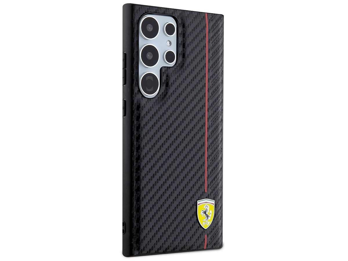 Ferrari Carbon Line Case - Samsung Galaxy S24 Ultra hoesje