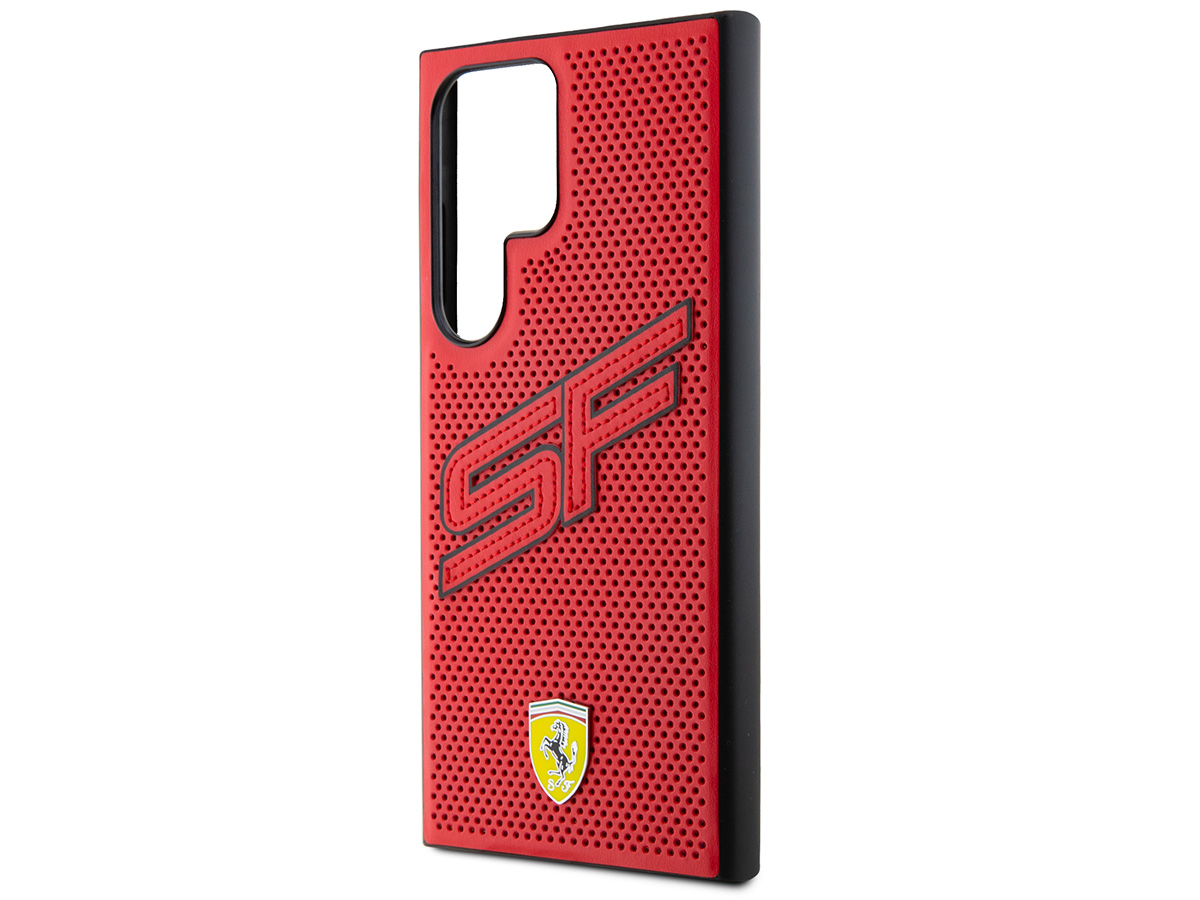 Ferrari SF Perforated Case Rood - Samsung Galaxy S24 Ultra hoesje