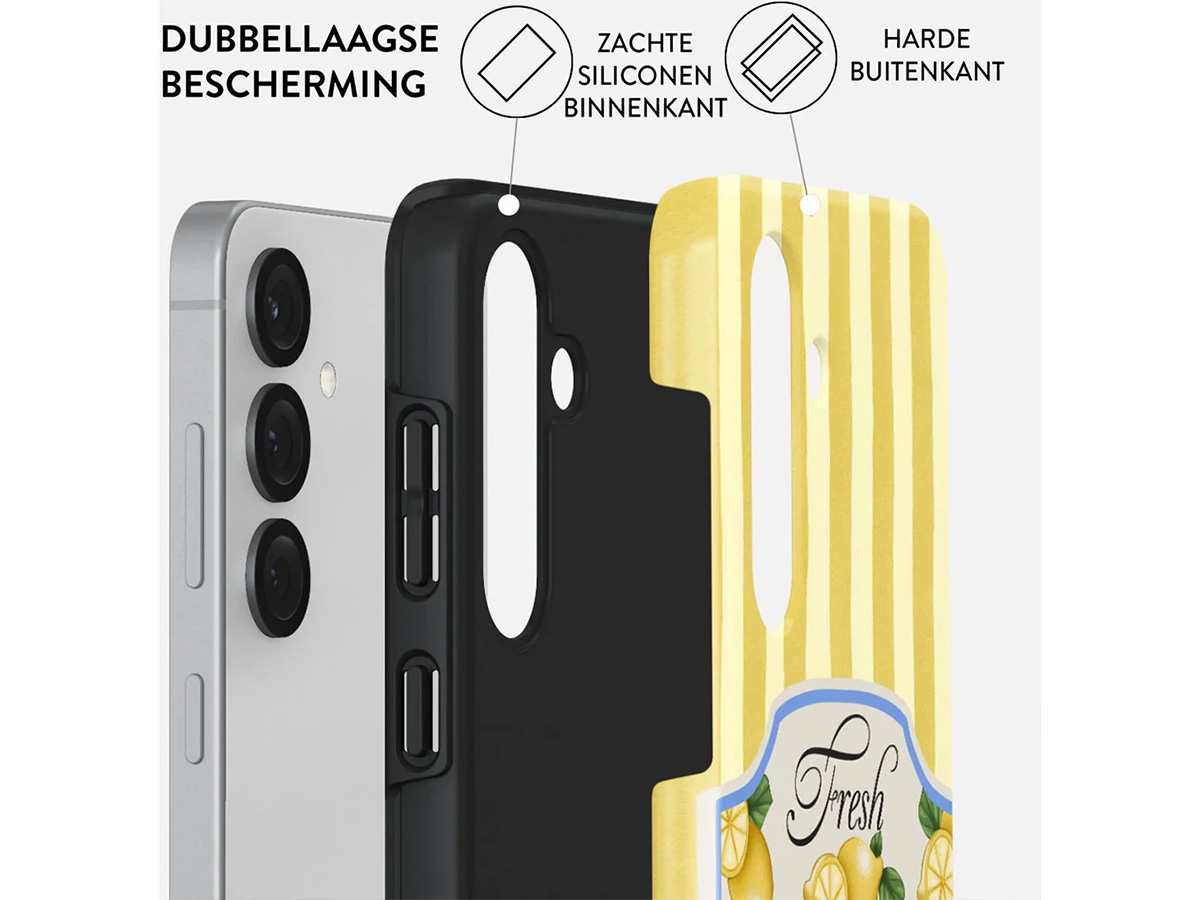 Burga Tough Case Frizzante - Rugged Fashionable Samsung Galaxy S25 Hoesje