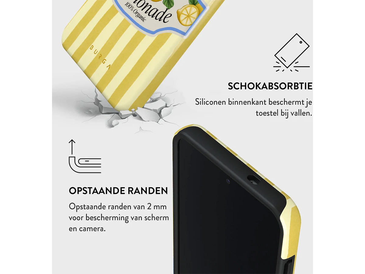 Burga Tough Case Frizzante - Rugged Fashionable Samsung Galaxy S25 Hoesje