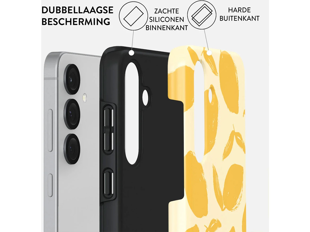 Burga Tough Case Lemon Tart - Samsung Galaxy S25 Hoesje