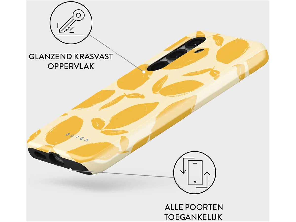 Burga Tough Case Lemon Tart - Samsung Galaxy S25 Hoesje