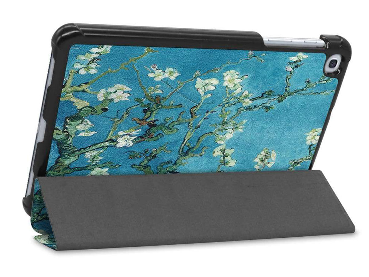 Smart Tri-Fold Bookcase Floral - Samsung Galaxy Tab A 8.4 2020 Hoesje