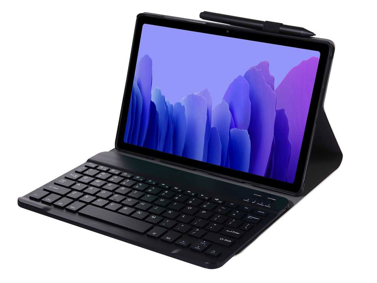 licentie Afstoting Nu Keyboard Case QWERTY Toetsenbord Galaxy Tab A7 2020