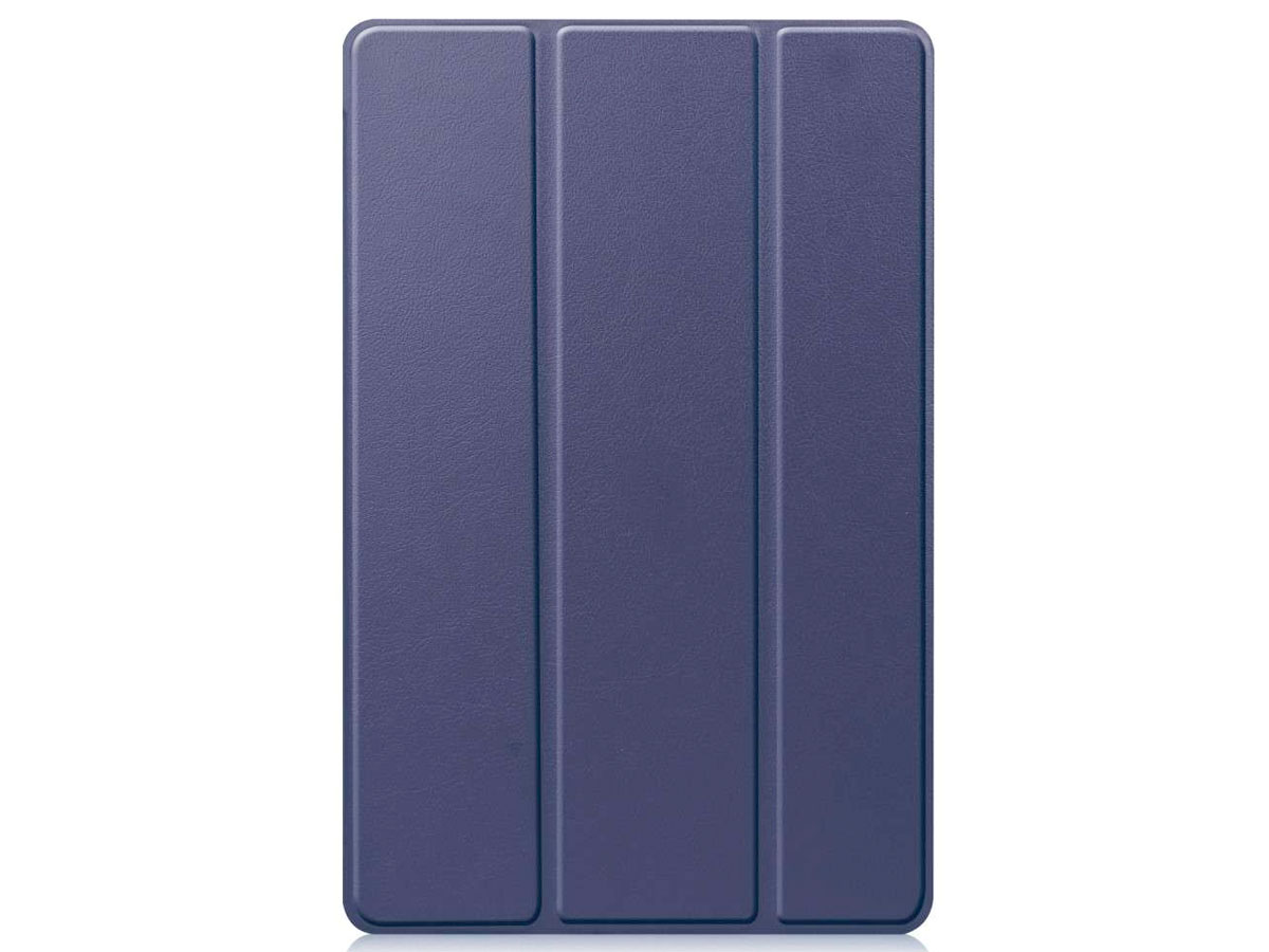 Smart Tri-Fold Bookcase Donkerblauw - Samsung Galaxy Tab A7 Lite Hoesje