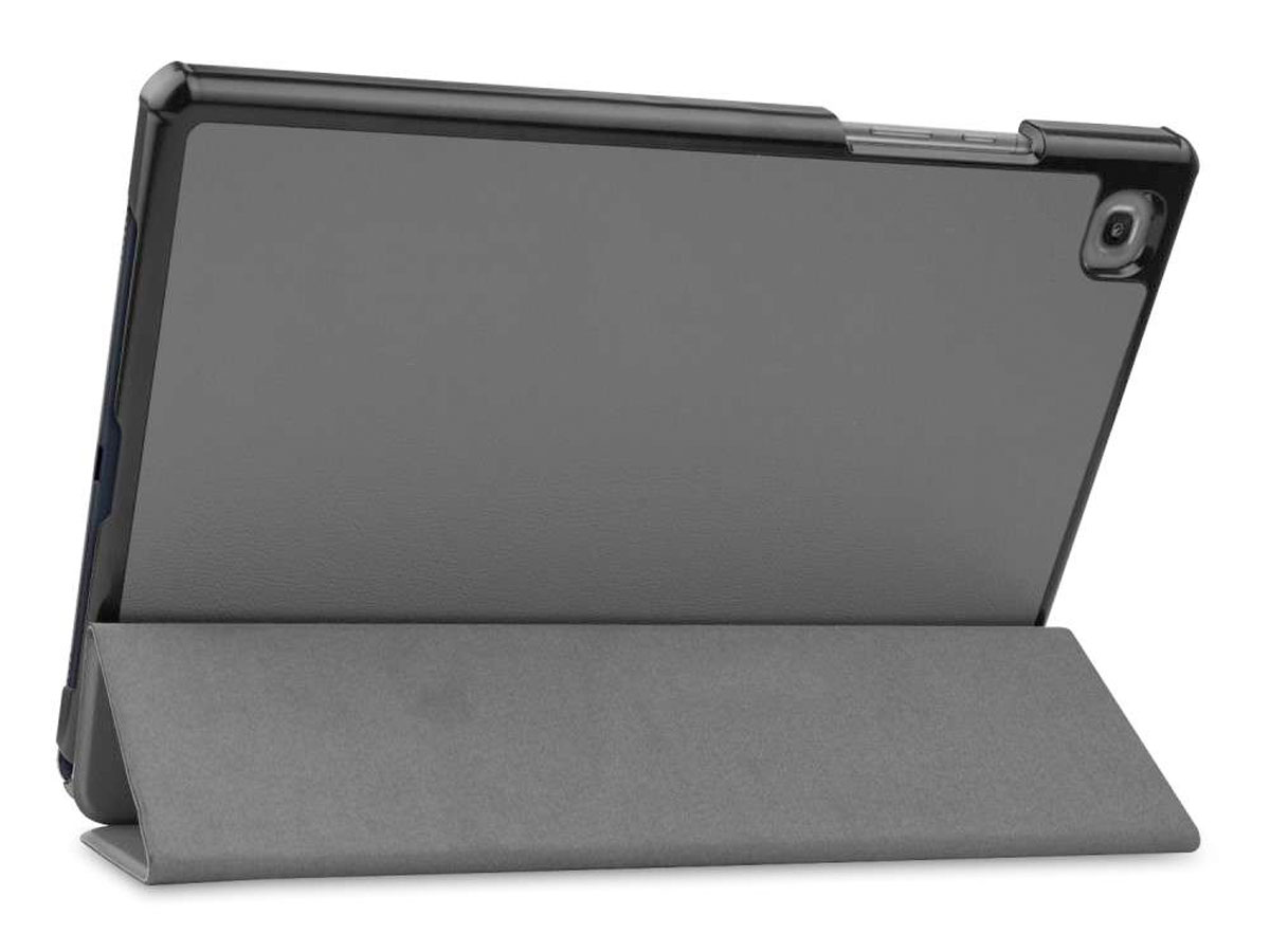Smart Tri-Fold Bookcase Grijs - Samsung Galaxy Tab A7 Lite Hoesje