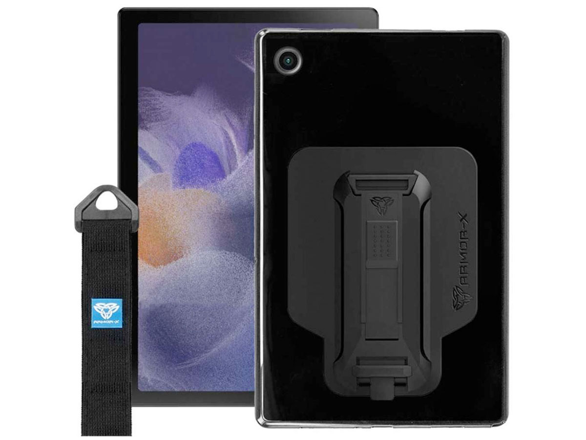 Armor-X Slim Protection Case met Grip - Samsung Galaxy Tab A8 2021 hoesje