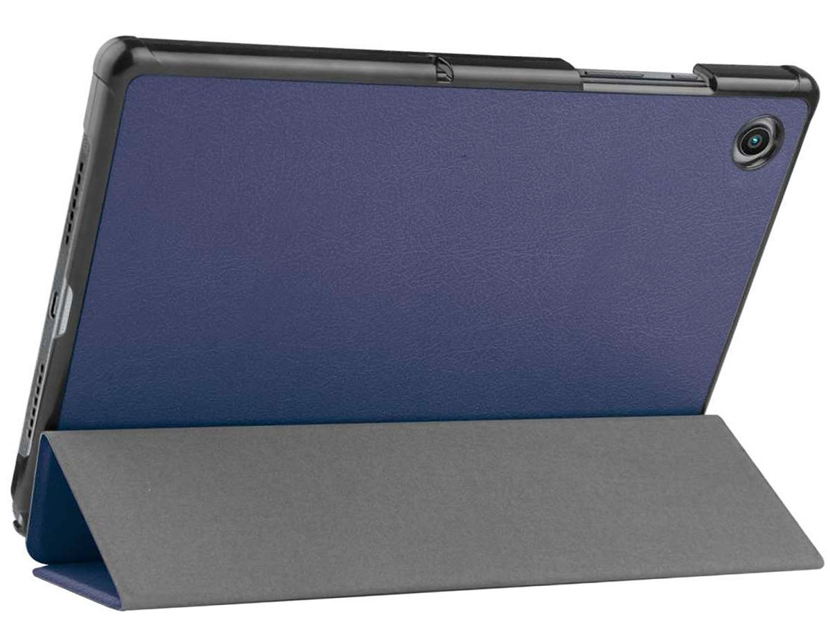 Smart Bookcase Donkerblauw - Samsung Galaxy Tab A8 2021 Hoesje