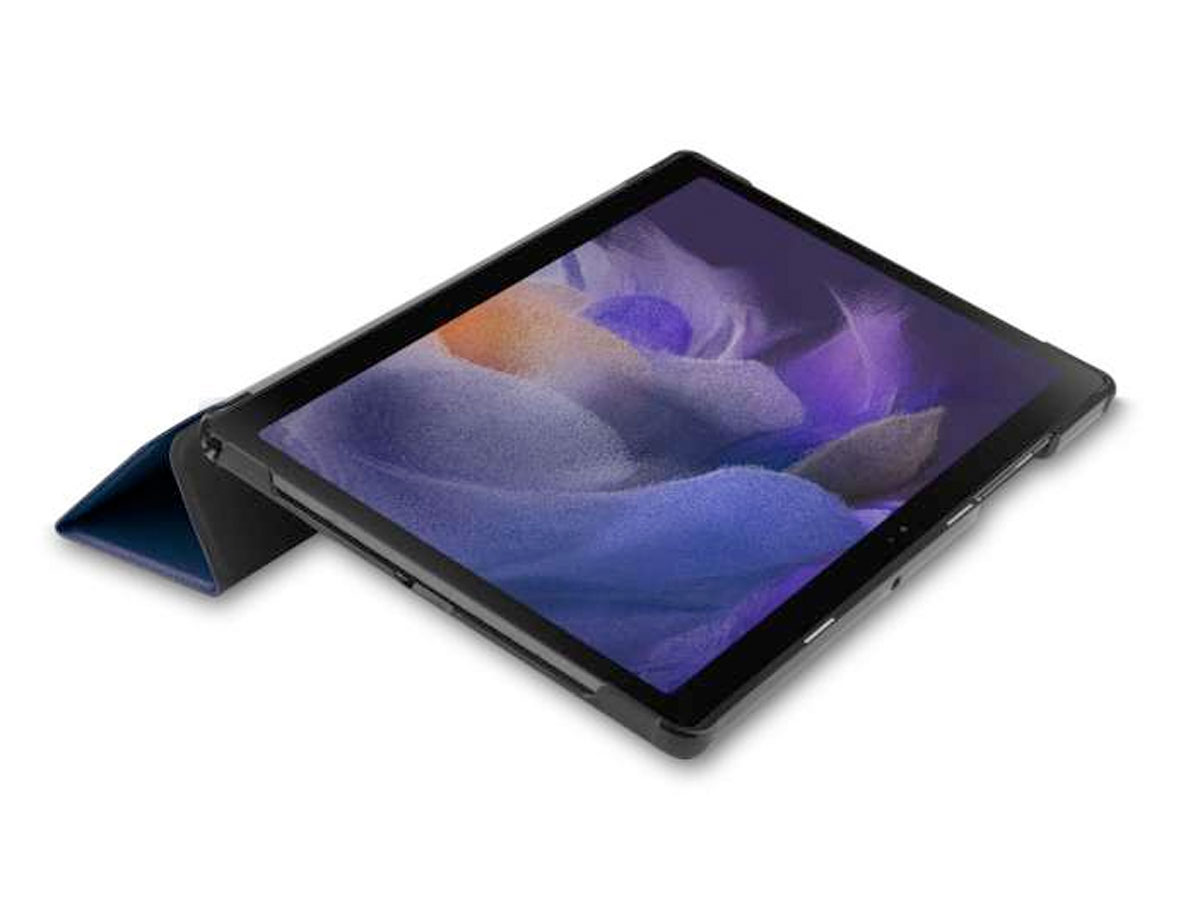 Smart Bookcase Donkerblauw - Samsung Galaxy Tab A8 2021 Hoesje