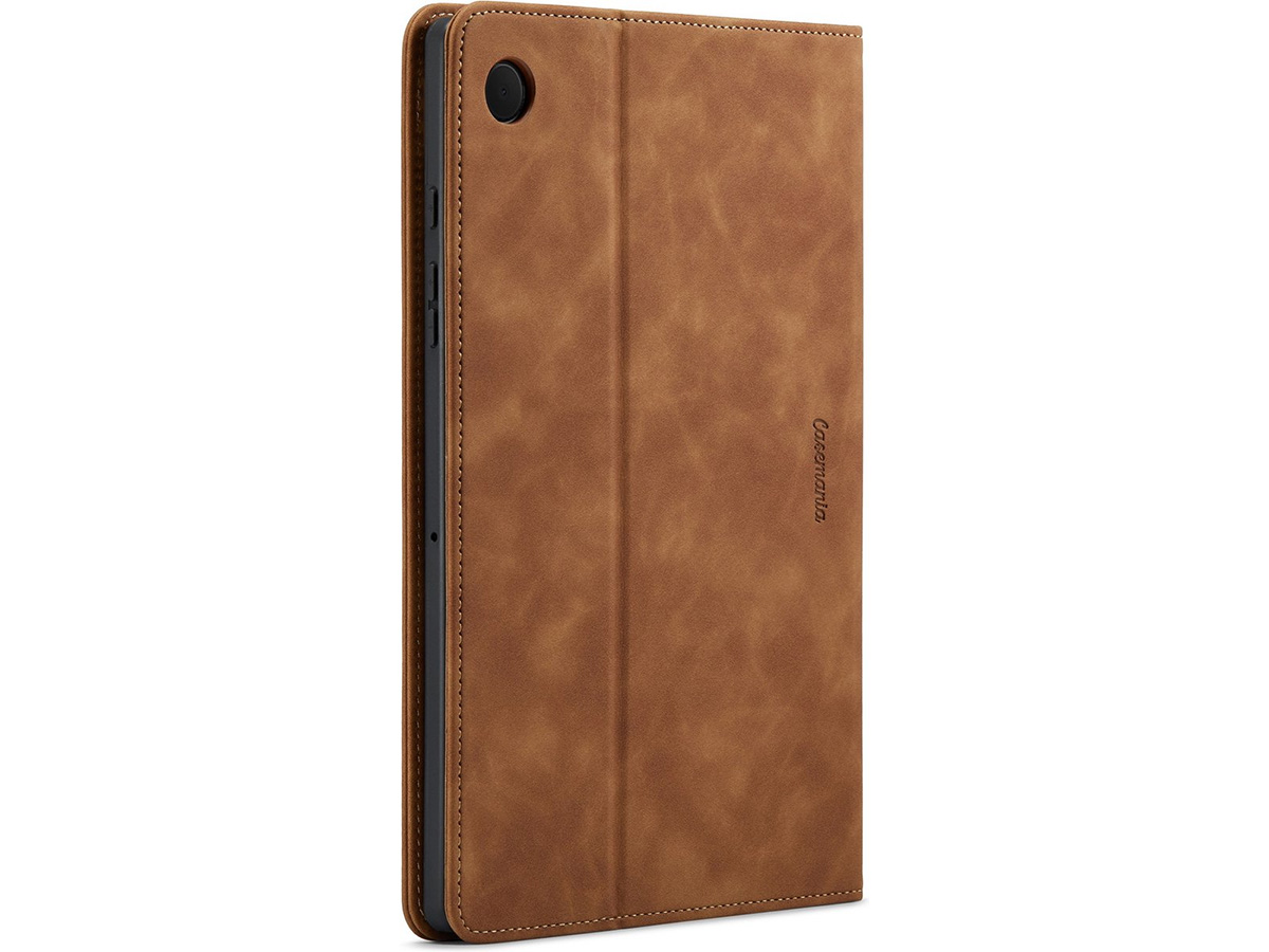 CaseMania Slim Stand Folio Case Bruin - Samsung Galaxy Tab A9+ hoesje