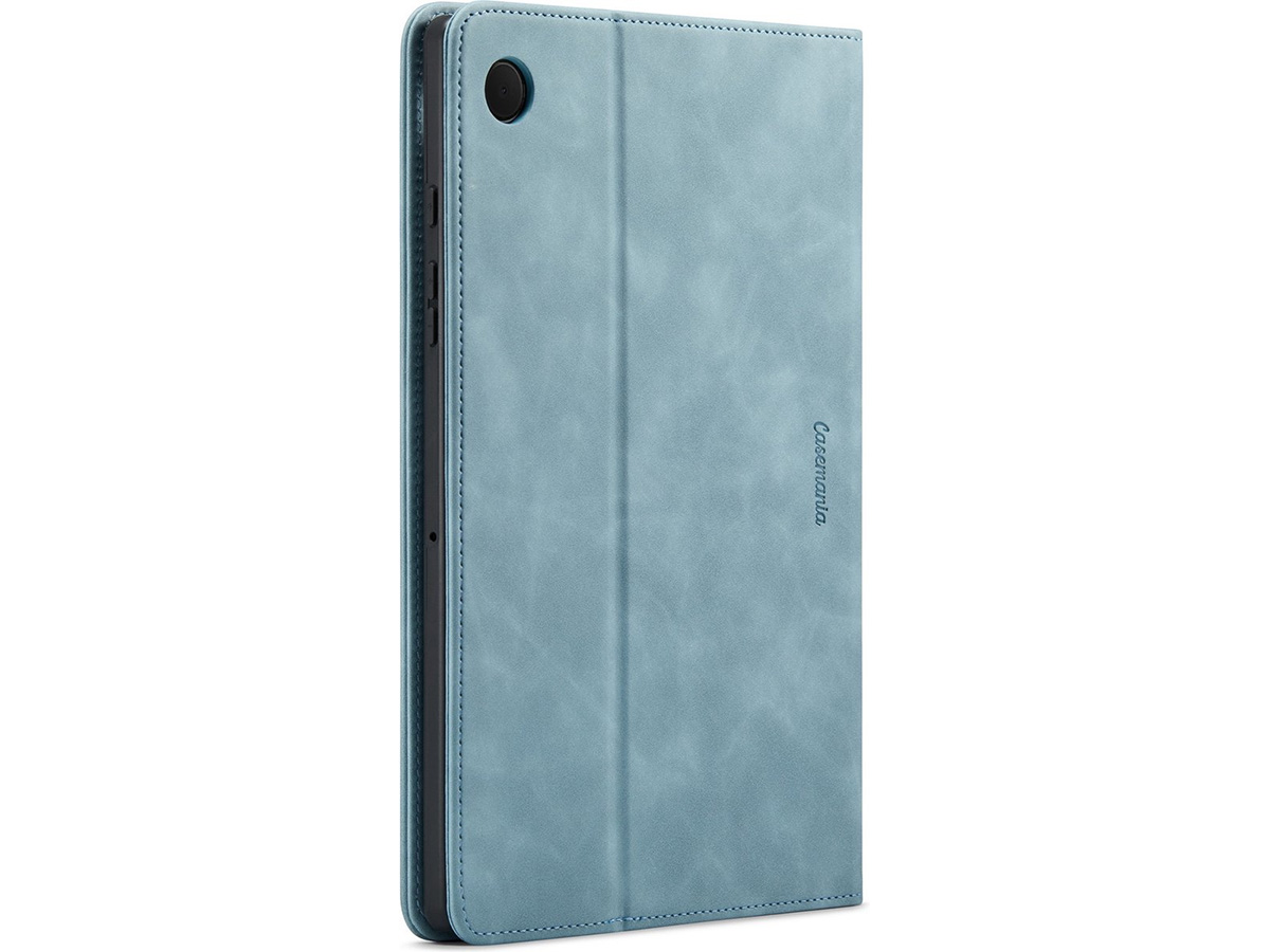 CaseMania Slim Stand Folio Case Aqua - Samsung Galaxy Tab A9+ hoesje