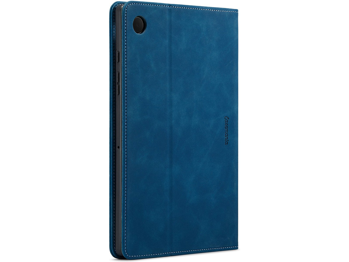 CaseMania Slim Stand Folio Case Donkerblauw - Samsung Galaxy Tab A9+ hoesje