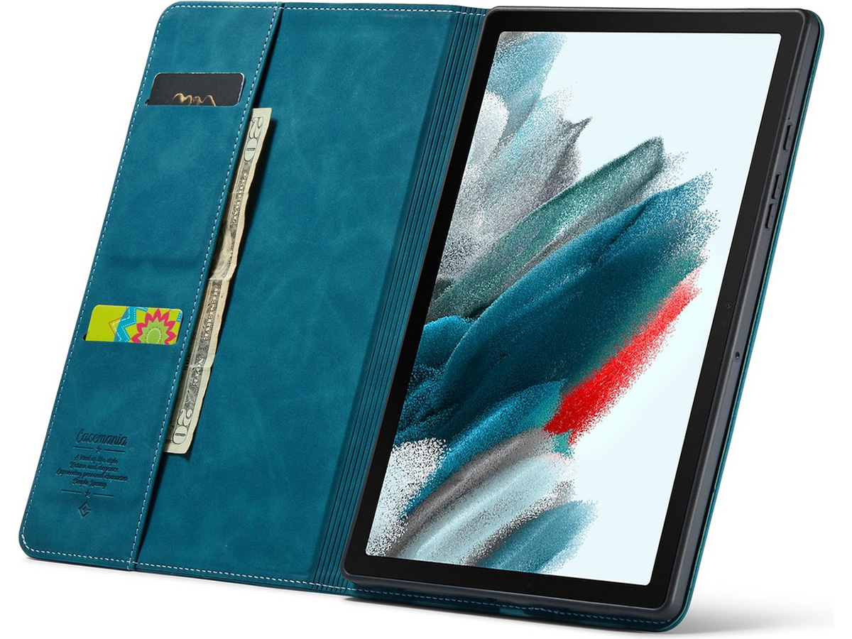 CaseMania Slim Stand Folio Case Groen - Samsung Galaxy Tab A9+ hoesje