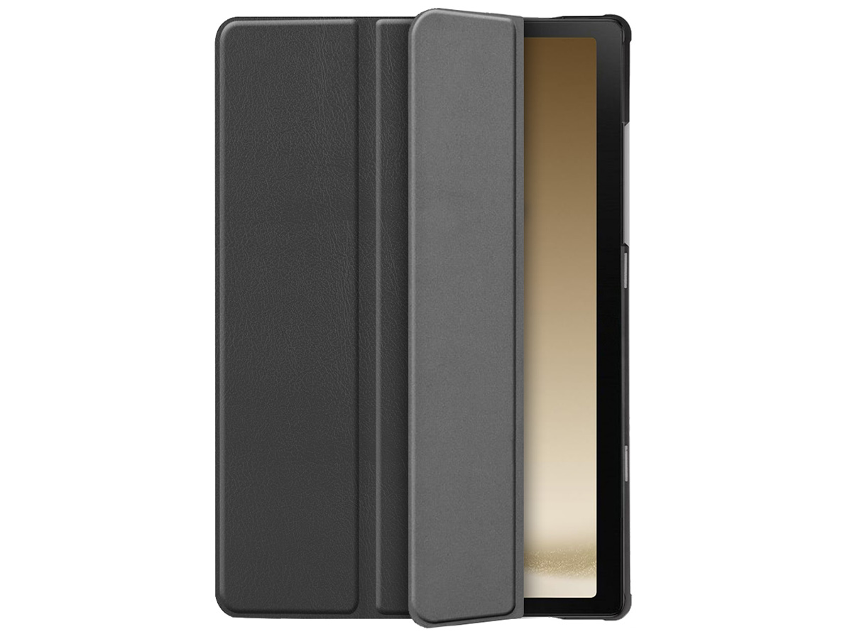 Just in Case Smart Folio Stand Case Zwart - Samsung Galaxy Tab A9+ Hoesje