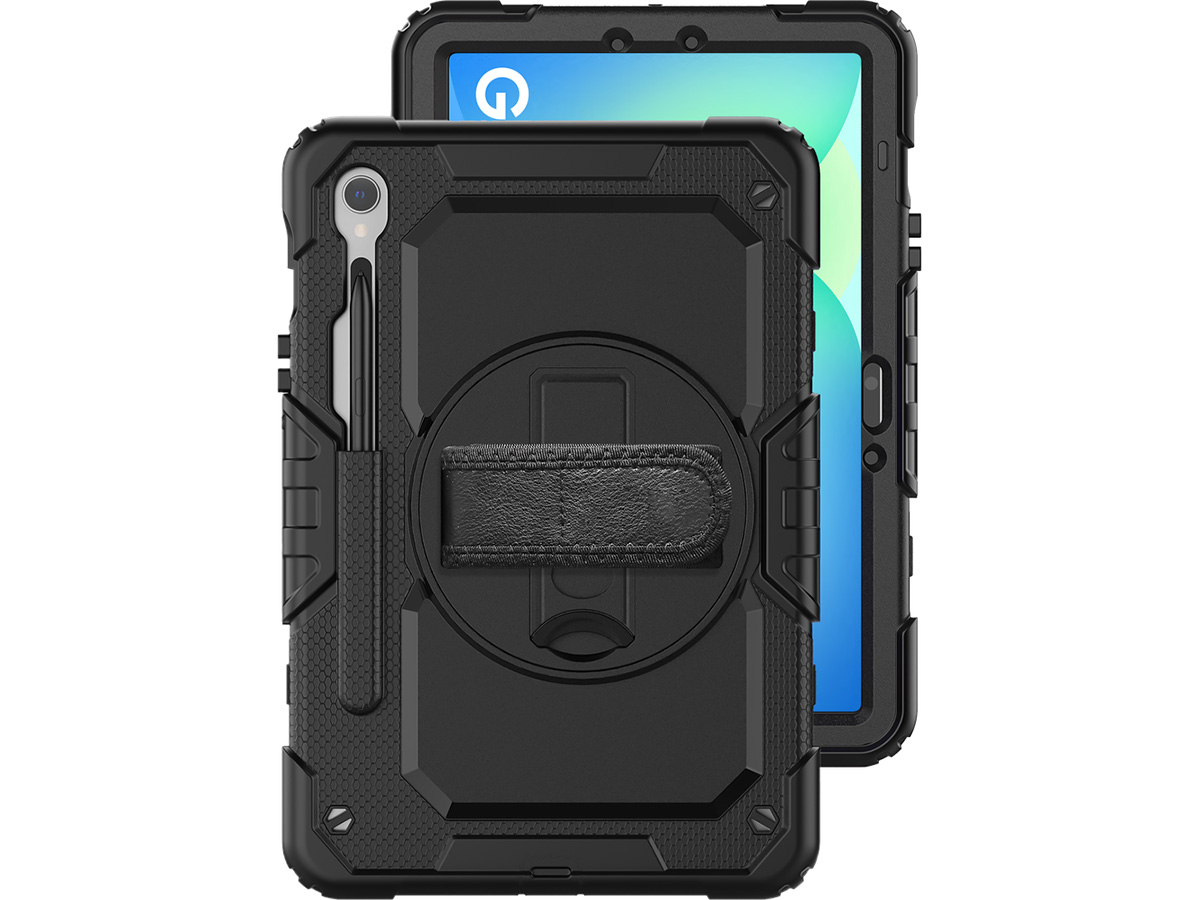 Airstrap Rugged Case - Samsung Galaxy Tab S10 FE+ Hoes met Handvat