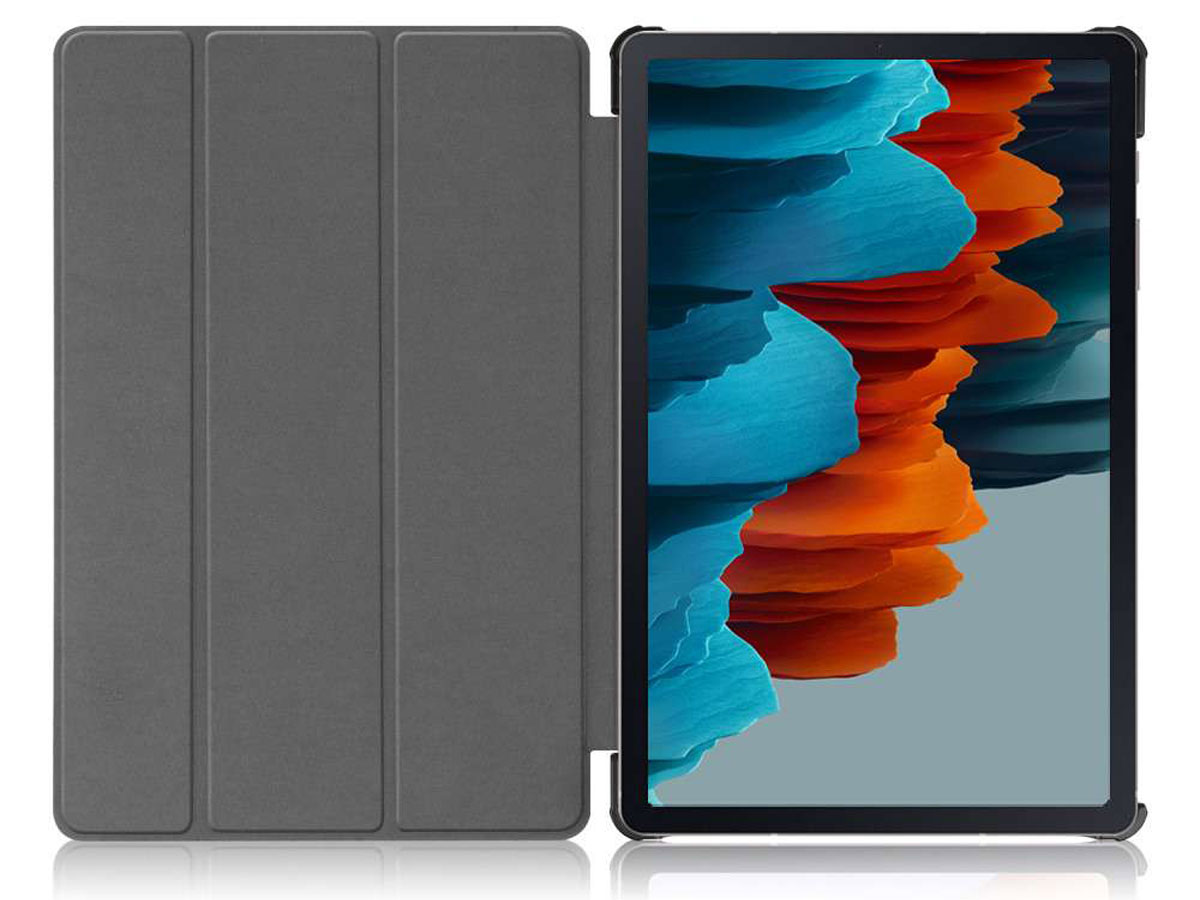 Smart Bookcase Zwart - Samsung Galaxy Tab S7 Hoesje