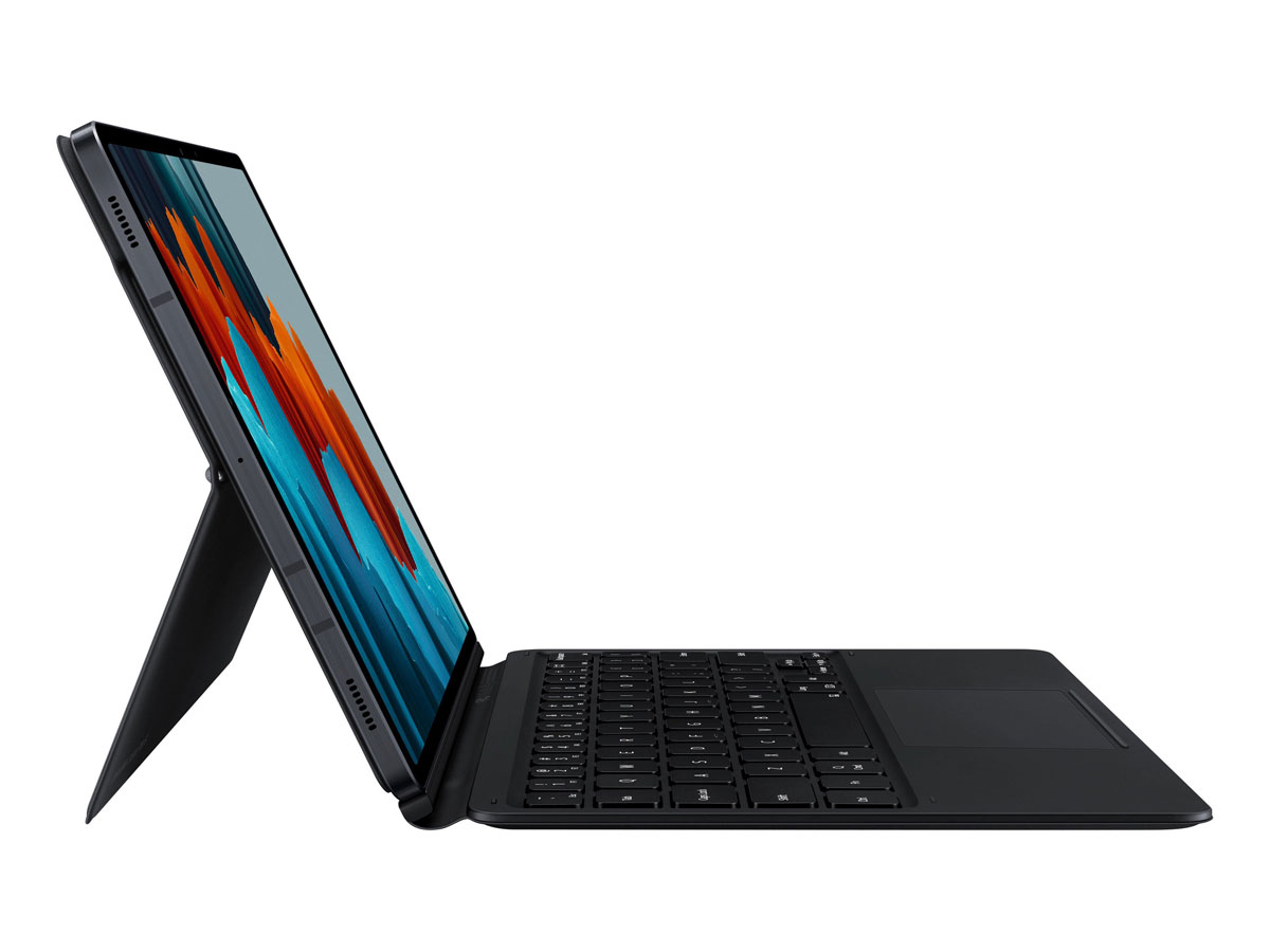 Samsung Galaxy Tab S7 Book Cover Keyboard - Toetsenbord Case met Trackpad