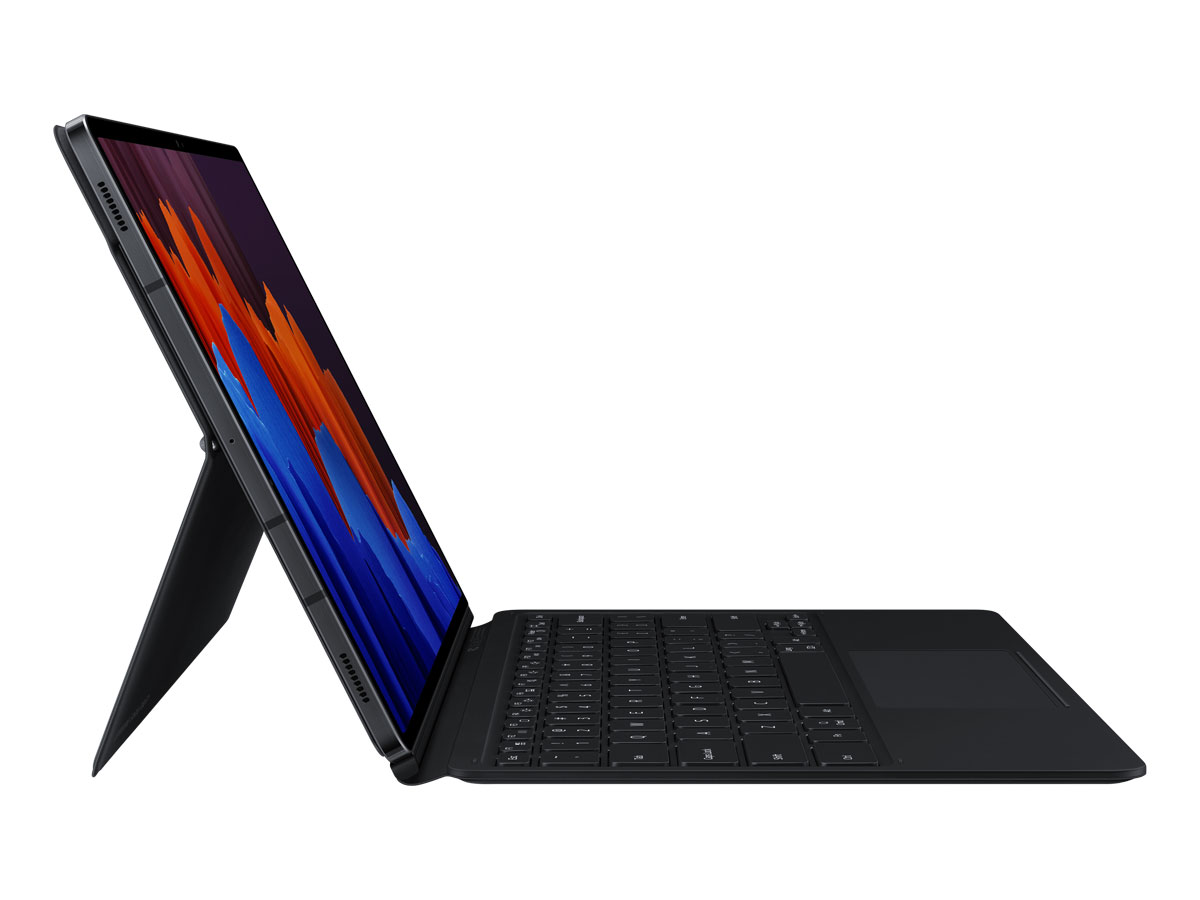 Samsung Galaxy Tab S7+ Book Cover Keyboard - Toetsenbord Case met Trackpad