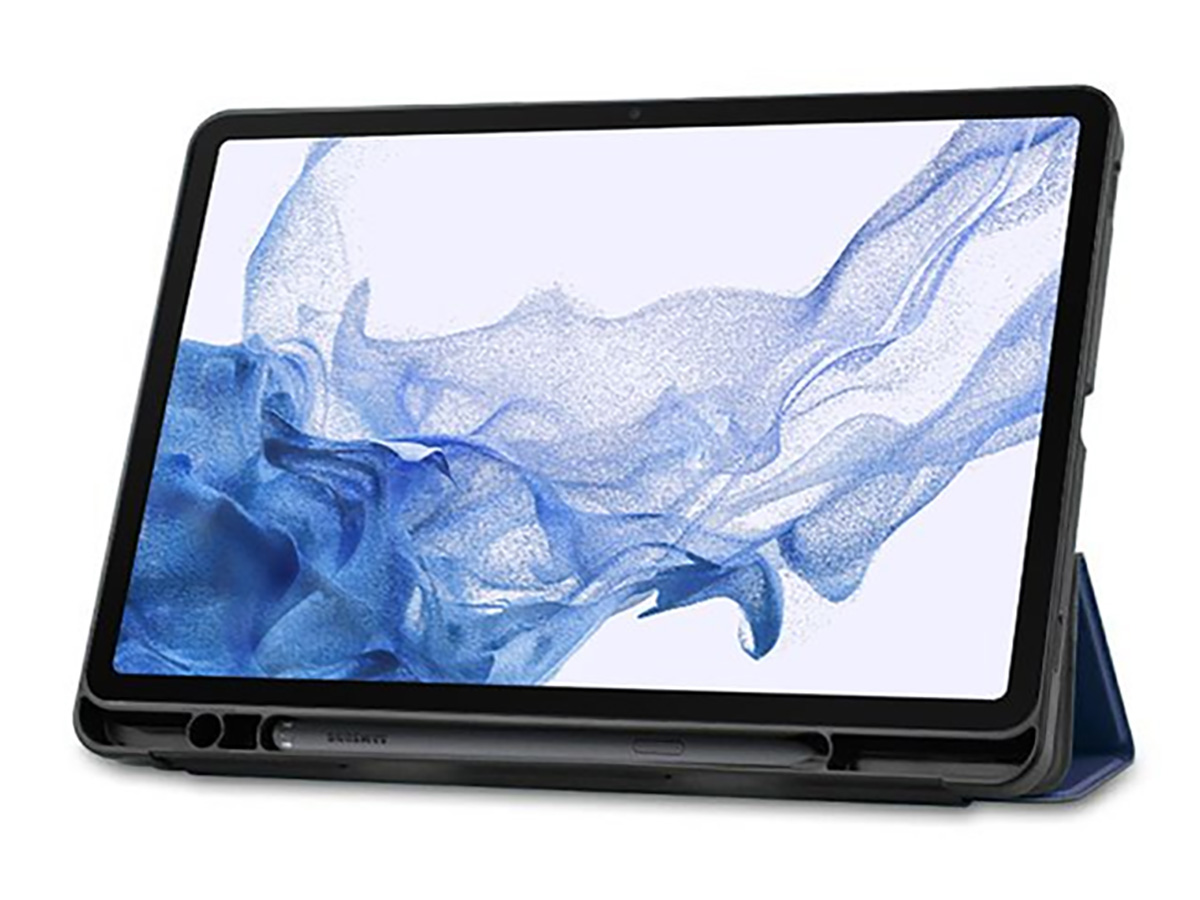 Just in Case Smart Folio Blauw - Samsung Galaxy Tab S8 Hoesje