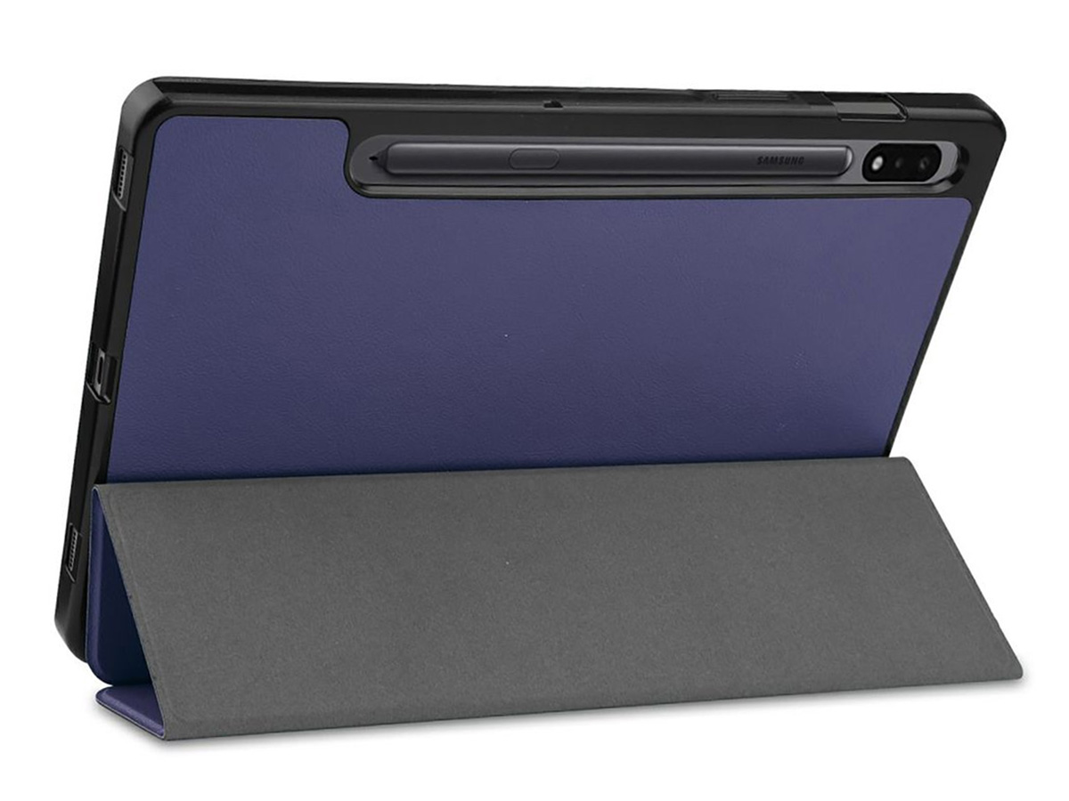 Just in Case Smart Folio Blauw - Samsung Galaxy Tab S8 Hoesje
