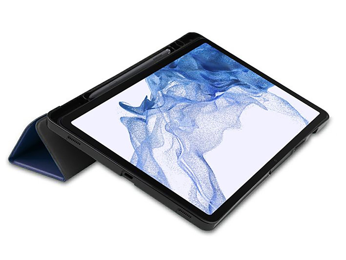 Just in Case Smart Folio Blauw - Samsung Galaxy Tab S8 Hoesje