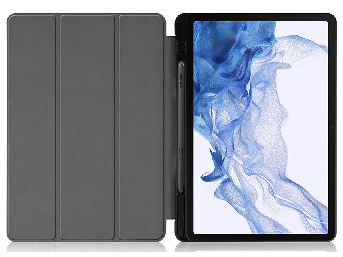 Just in Case Smart Folio Blauw - Samsung Galaxy Tab S8 Hoesje
