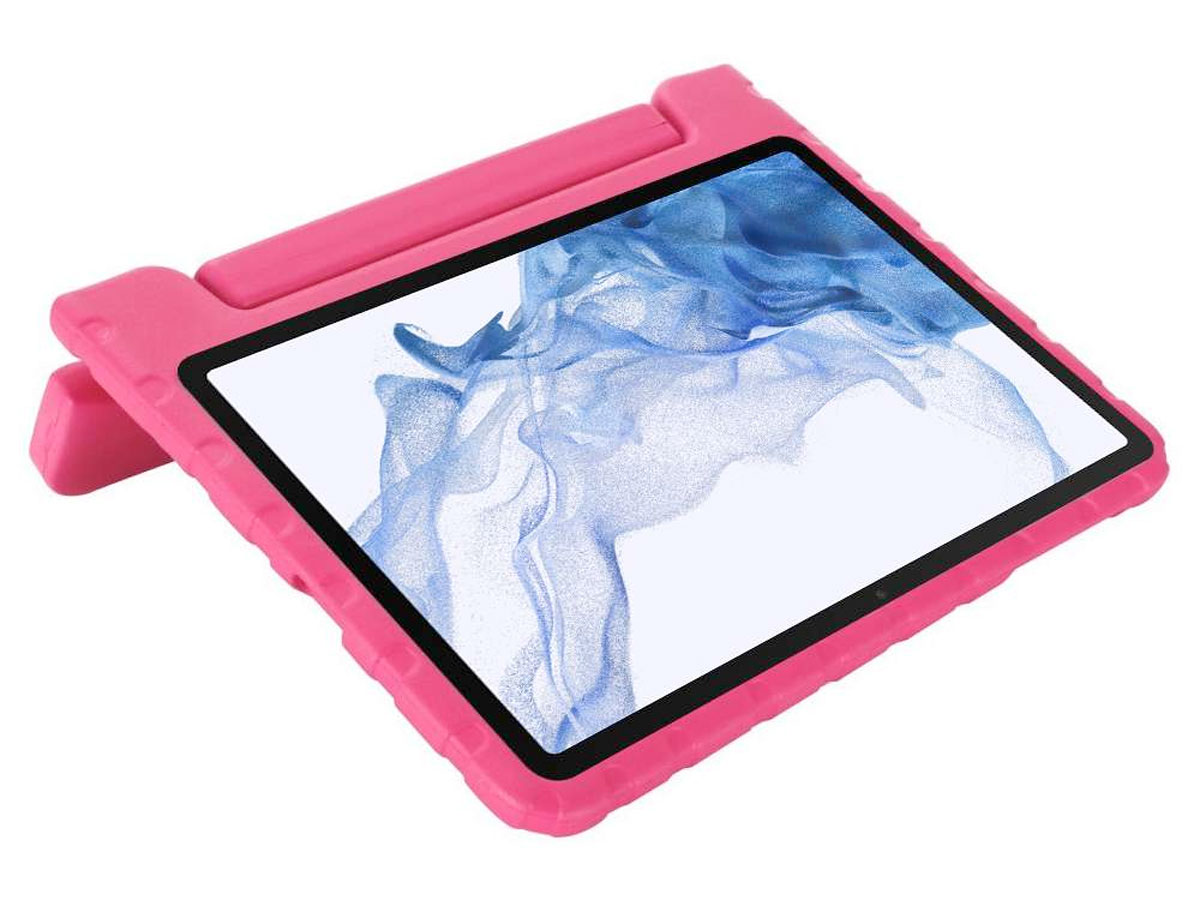 Kinderhoes Kids Case Roze - Kinder Samsung Galaxy Tab S8 Hoesje