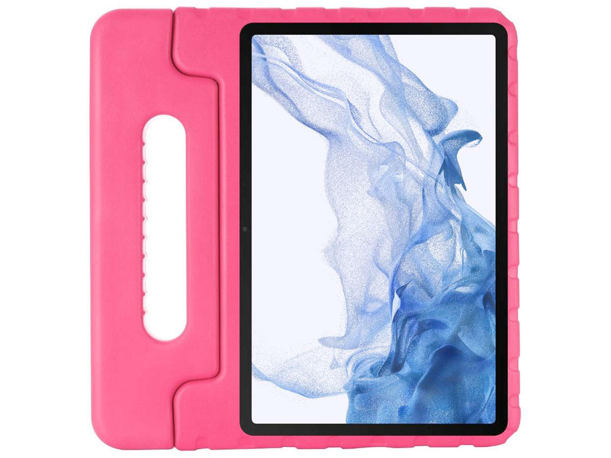 Kinderhoes Kids Case Roze - Kinder Samsung Galaxy Tab S8 Hoesje