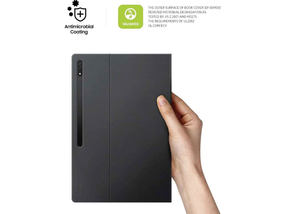 Samsung Galaxy Tab S8 Ultra Book Cover Zwart (EF-BX900PB)