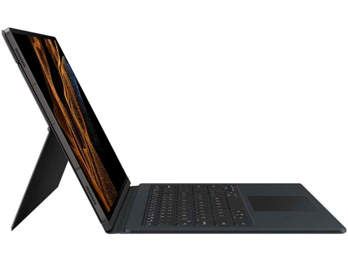 Samsung Galaxy Tab S8 Ultra Book Keyboard Case - Toetsenbord Hoes met Trackpad
