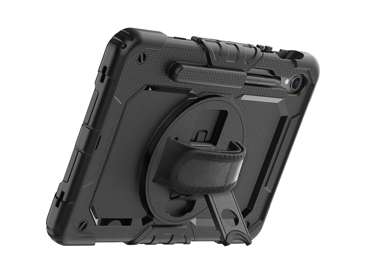 Airstrap Rugged Case - Samsung Galaxy Tab S9 / S9 FE Hoes met Handvat