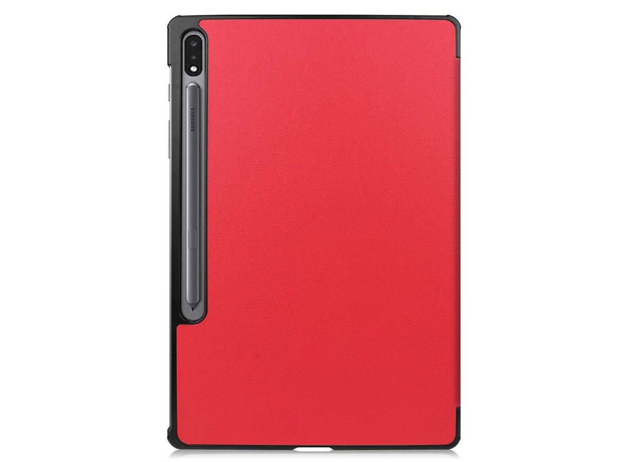 Just in Case Smart Folio Rood - Samsung Galaxy Tab S9 / S9 FE Hoesje