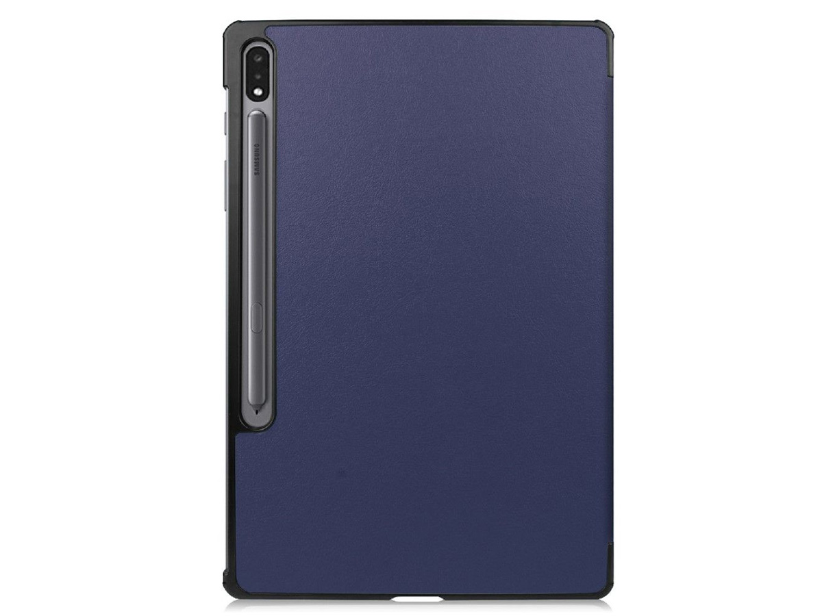 Just in Case Smart Folio Blauw - Samsung Galaxy Tab S10 Ultra/S9 Ultra Hoesje