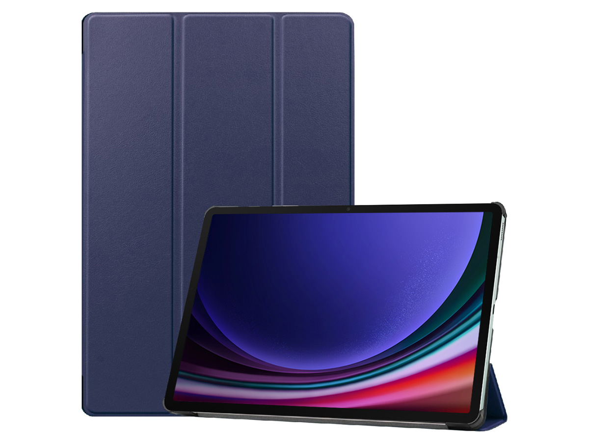 Just in Case Smart Folio Blauw - Samsung Galaxy Tab S10 Ultra/S9 Ultra Hoesje