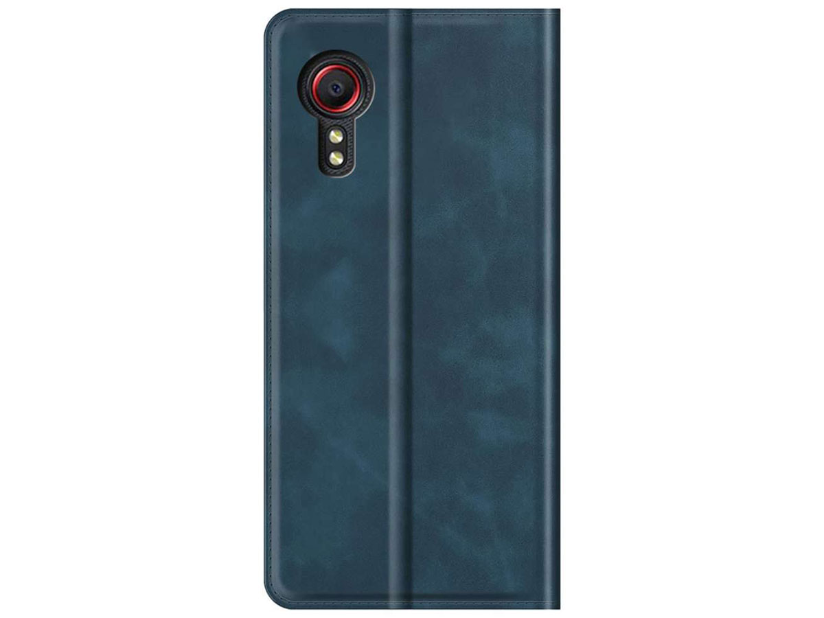 Just in Case Magnetic BookCase Blauw - Samsung Galaxy Xcover 5 hoesje