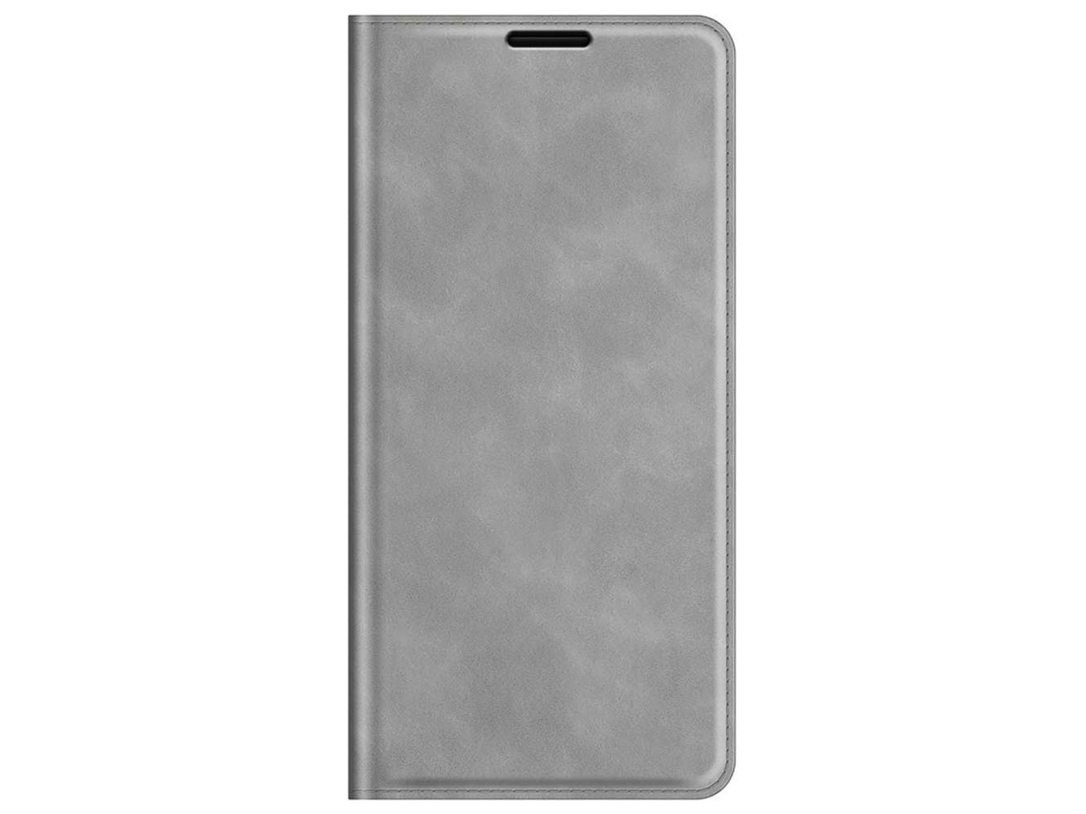 Just in Case Magnetic BookCase Grijs - Samsung Galaxy Xcover 5 hoesje