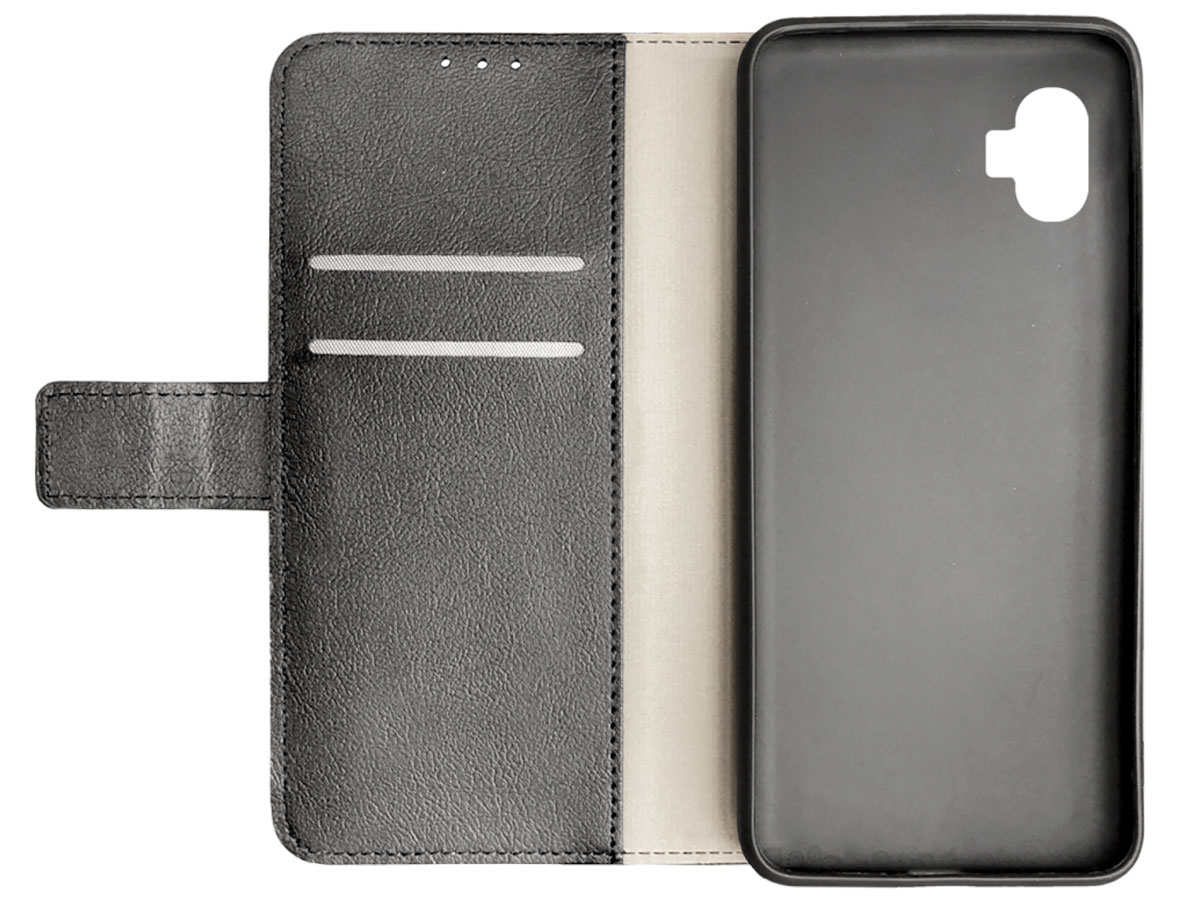 Just in Case Wallet Case Zwart - Samsung Galaxy Xcover 6 Pro hoesje