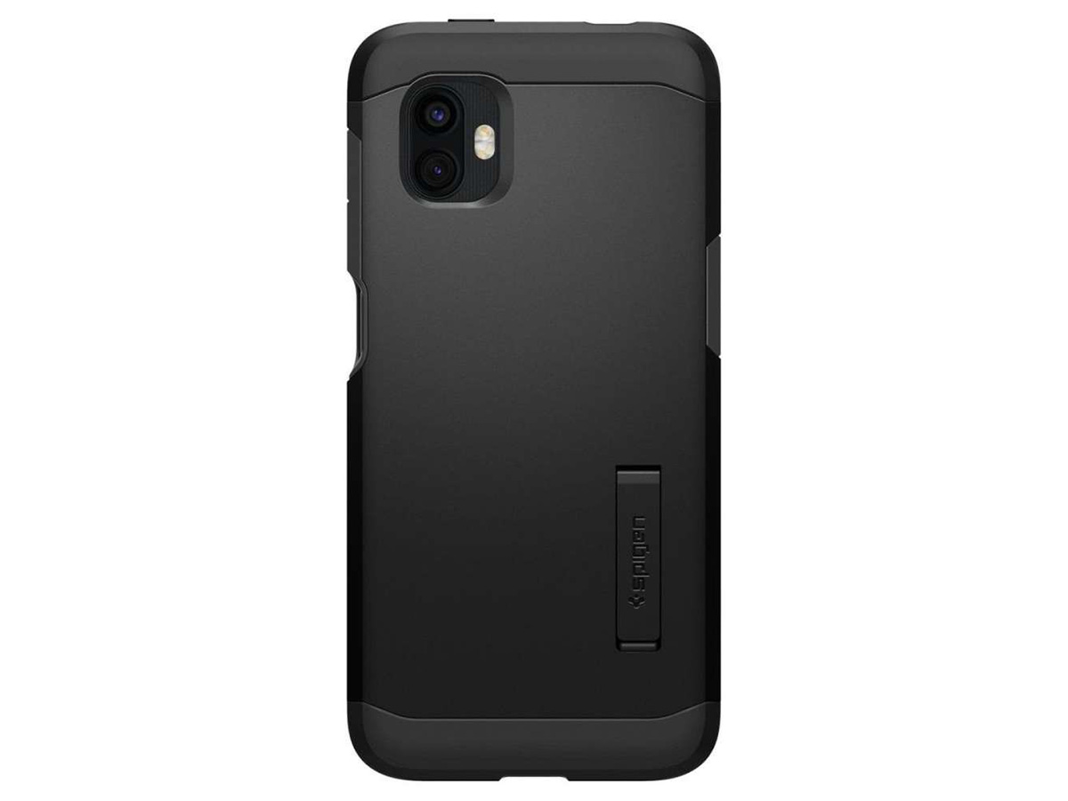 Spigen Tough Armor Case Zwart - Samsung Galaxy Xcover 6 Pro Hoesje