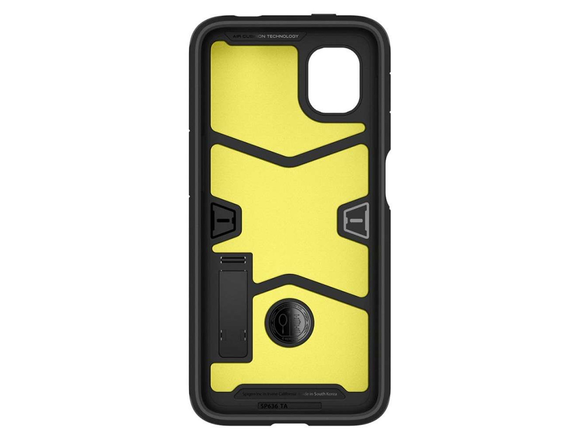 Spigen Tough Armor Case Zwart - Samsung Galaxy Xcover 6 Pro Hoesje