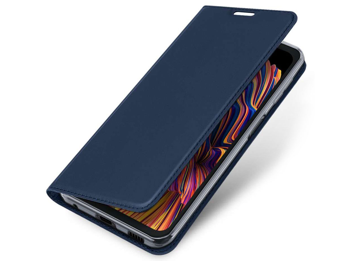 Dux Ducis Slim BookCase Donkerblauw - Samsung Galaxy Xcover Pro hoesje