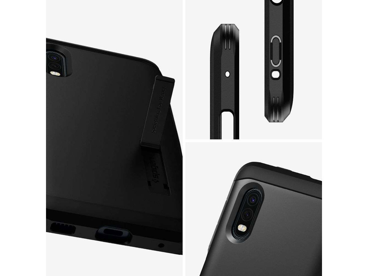 Spigen Tough Armor Case Zwart - Samsung Galaxy Xcover Pro Hoesje