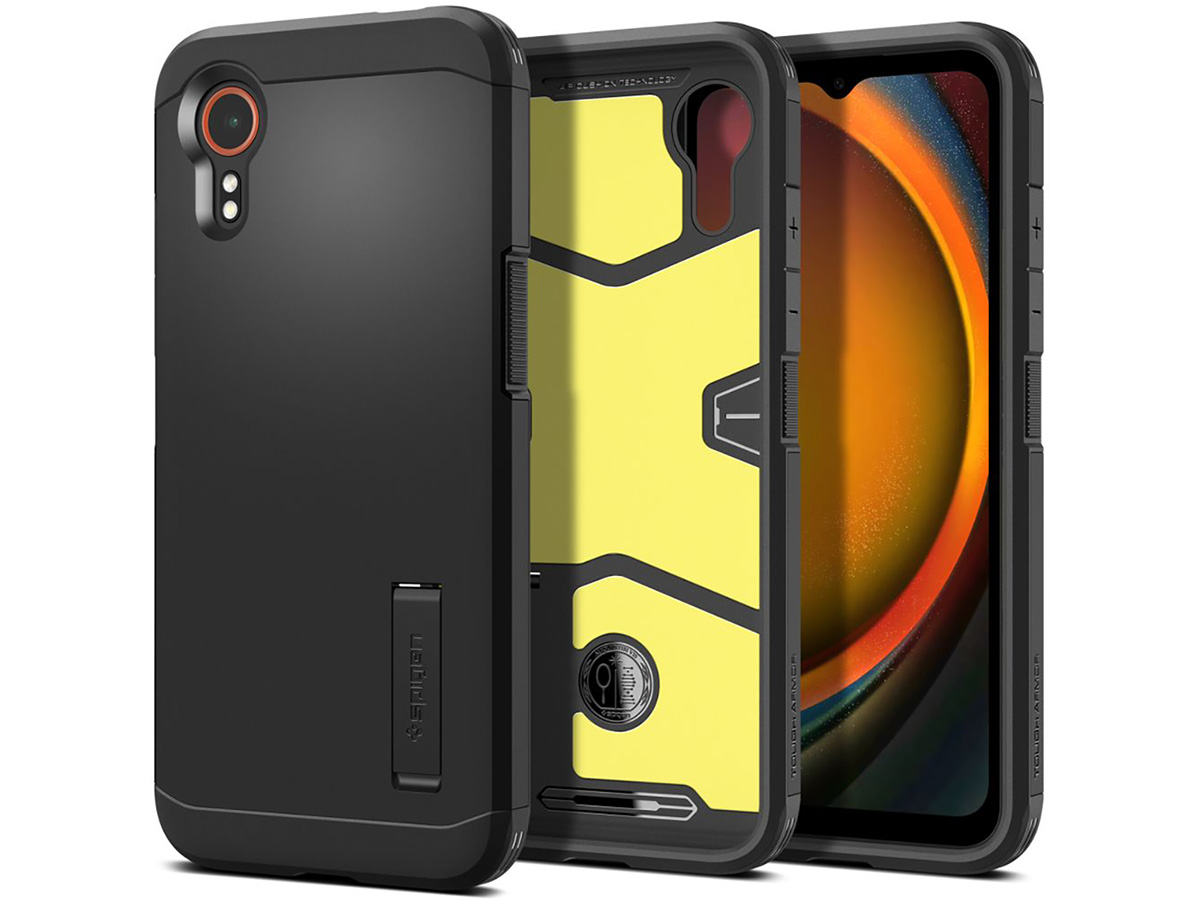 Spigen Tough Armor Case Zwart - Samsung Galaxy Xcover7 Hoesje