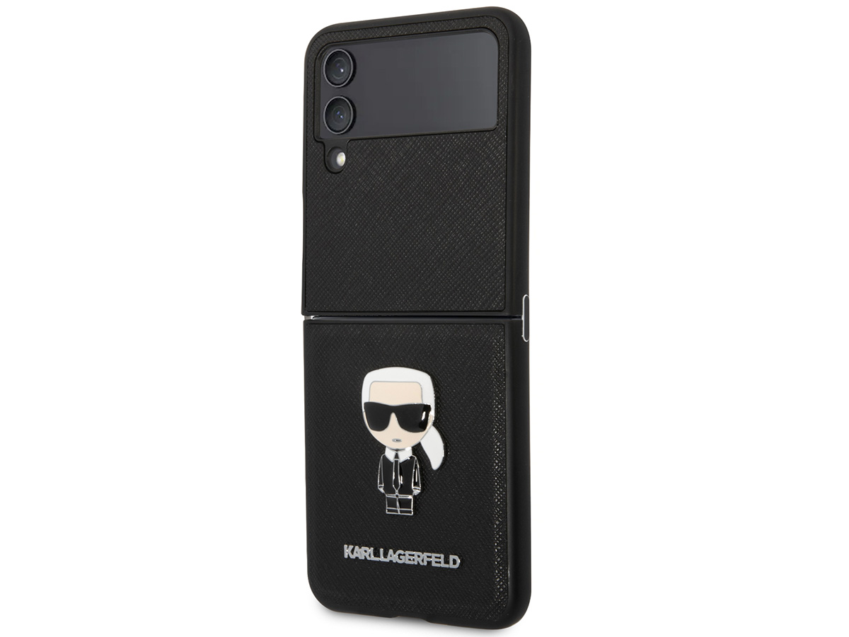 Karl Lagerfeld Ikonik Metal Case - Samsung Galaxy Z Flip 4 hoesje