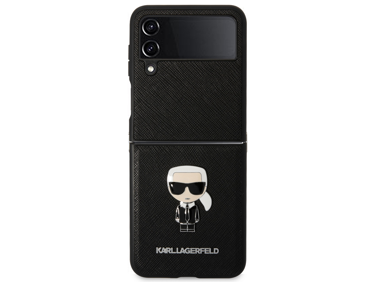 Karl Lagerfeld Ikonik Metal Case - Samsung Galaxy Z Flip 4 hoesje