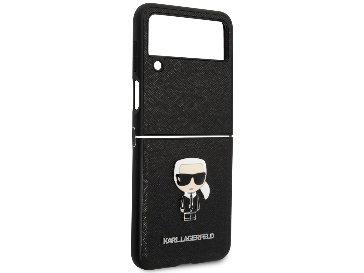 Karl Lagerfeld Ikonik Metal Case - Samsung Galaxy Z Flip 4 hoesje