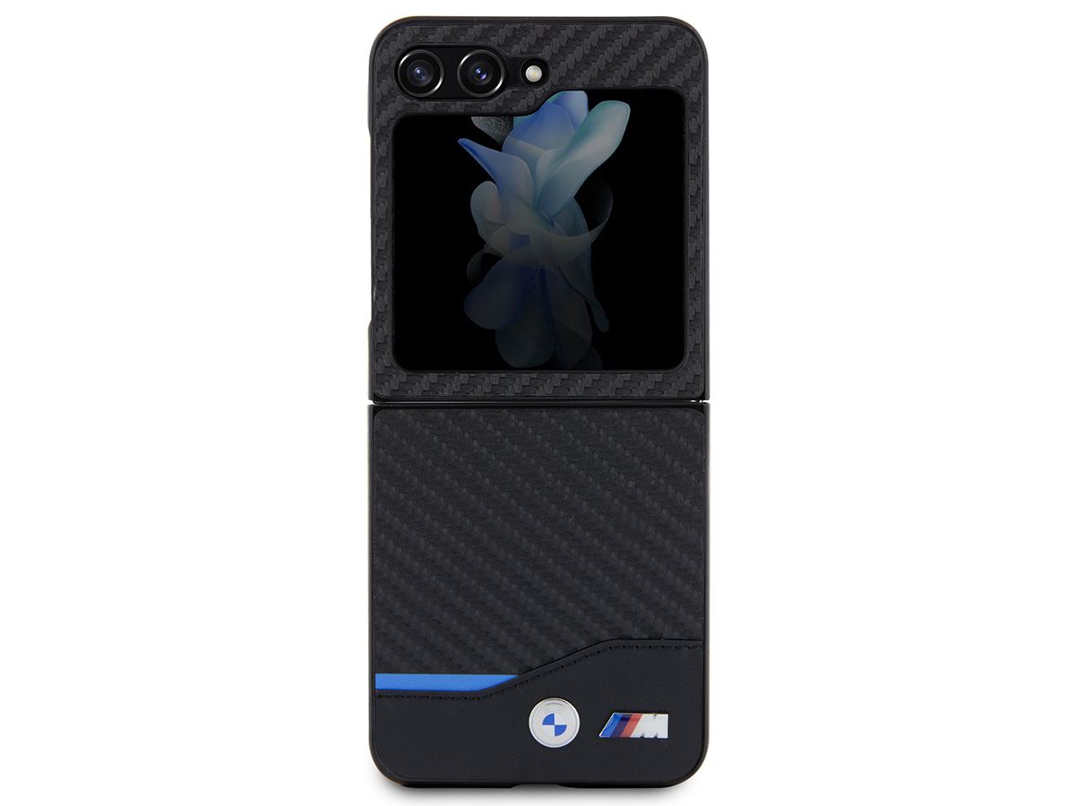 BMW M Carbon Look Case - Samsung Galaxy Z Flip 5 hoesje