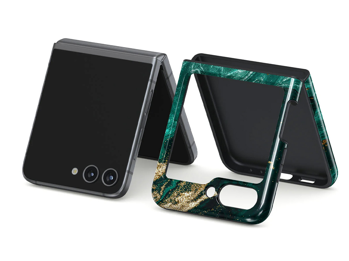Burga Tough Case Emerald Pool - Samsung Galaxy Z Flip 5 Hoesje