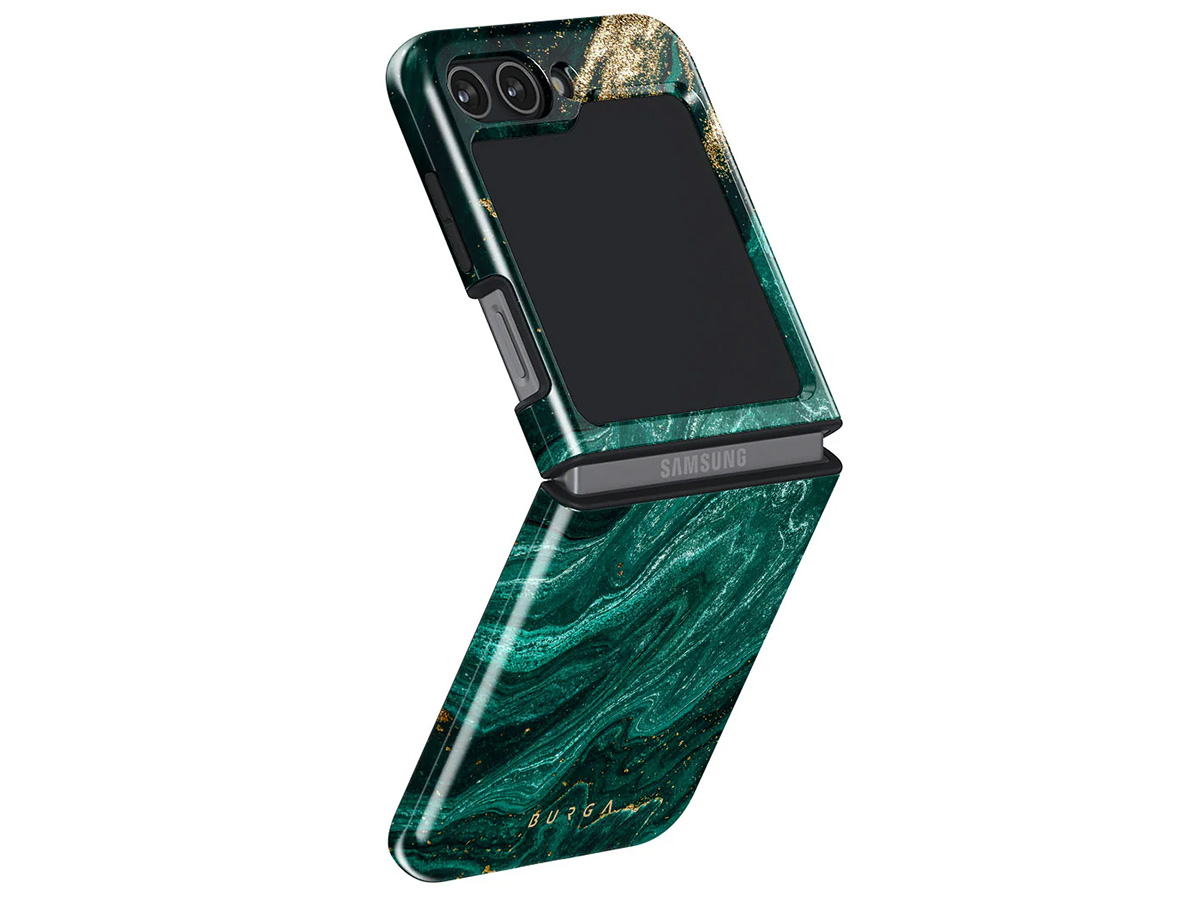 Burga Tough Case Emerald Pool - Samsung Galaxy Z Flip 5 Hoesje